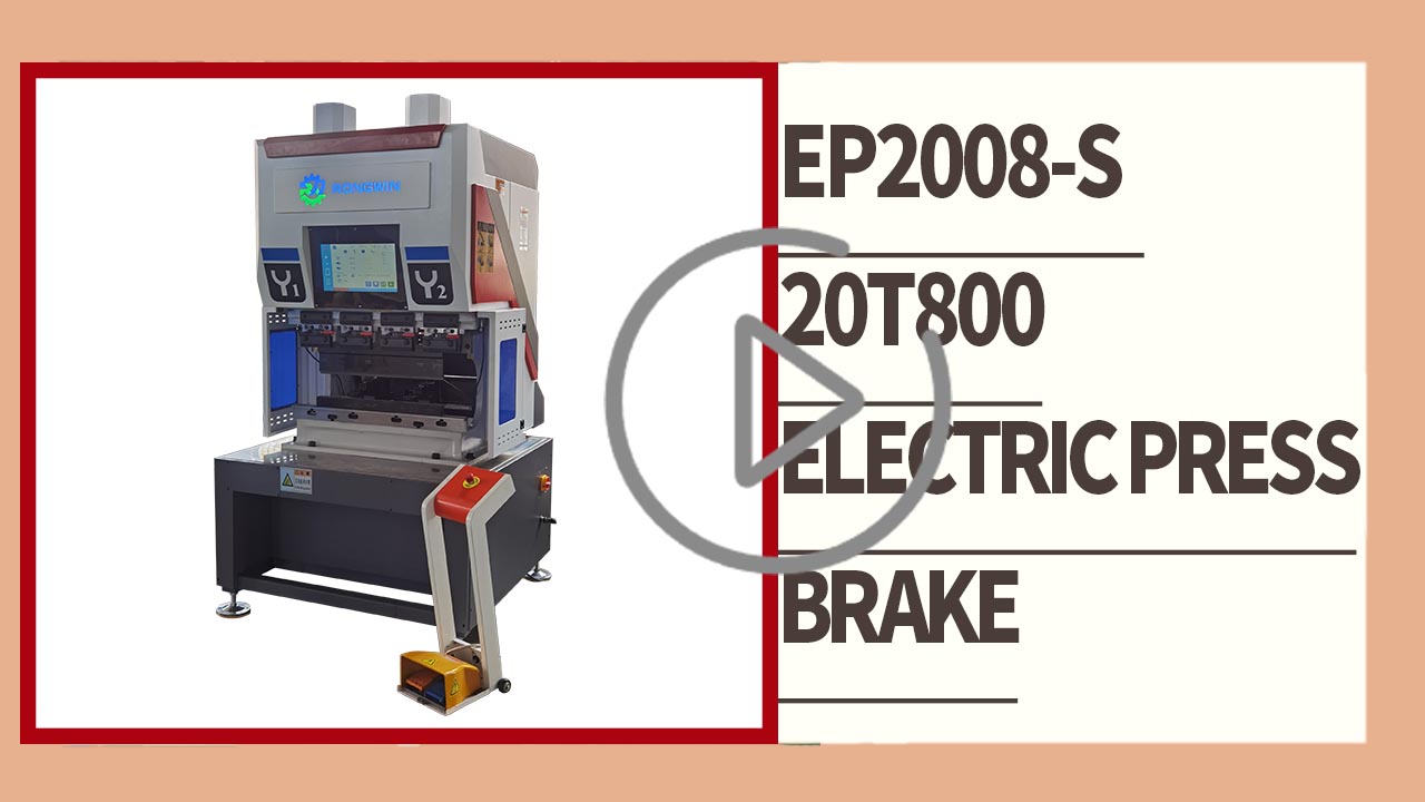 RONGWIN size EP2008-S elektrikli Abkant Abkant bükme makinesinin temel konfigürasyonunu gösterir