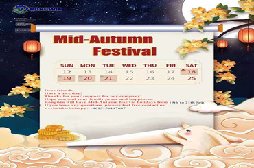 Rongwin Sonbahar Ortası Festivali tatil bildirimi