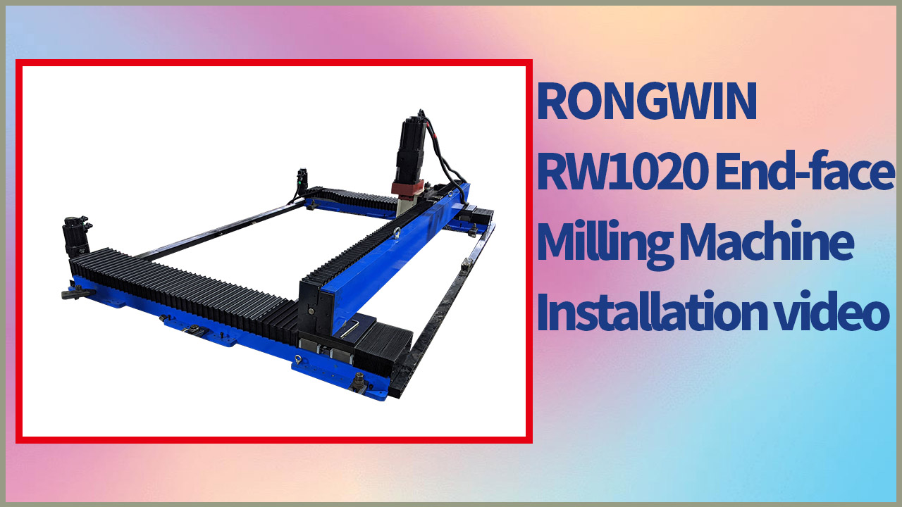 RONGWIN size RW1020 taşınabilir portal yüzey frezeleme makinesinin nasıl kurulacağını gösterir