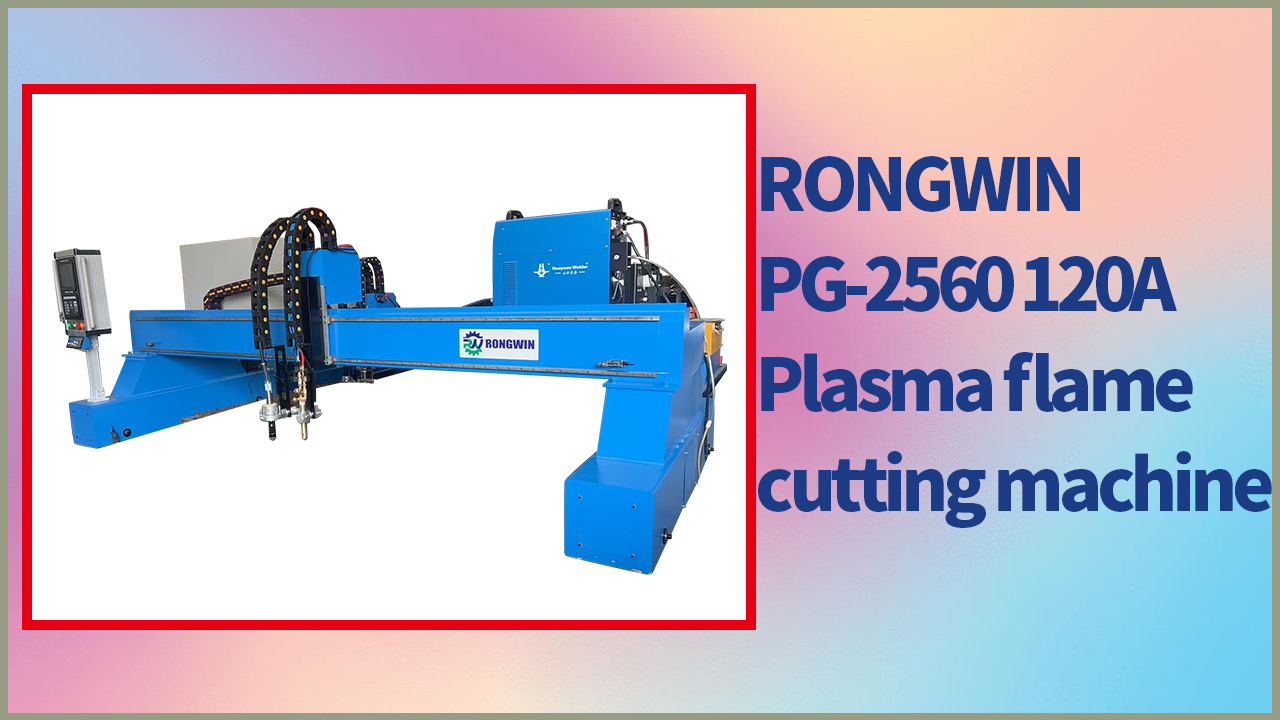 RONGWIN PG-2560 120A Masa Tipi CNC Plazma Kesme Makinesi, çelik levha kesimi