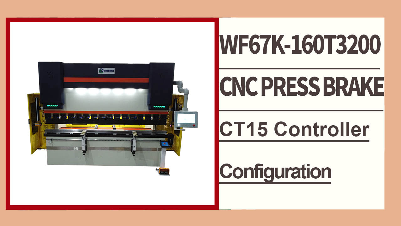 RONGWIN, yüksek hassasiyetli elektro-hidrolik WF67K-80T/3200 CT12 CNC pres freni konfigürasyonunda size rehberlik eder.
